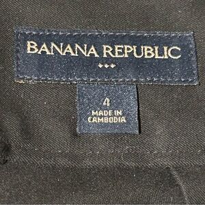 Banana Republic Black Structured Skirt with Pockets